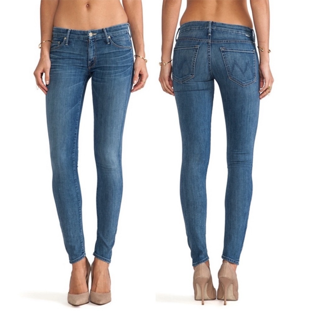 MOTHER Denim THE RASCAL Skinny Jean in Leaving Paradise Wash Size 25
